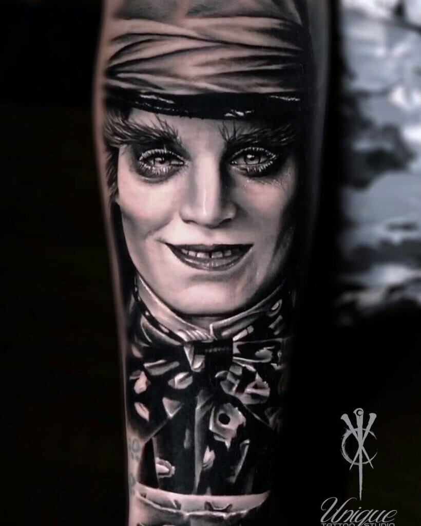 Realistic Mad Hatter Tattoos