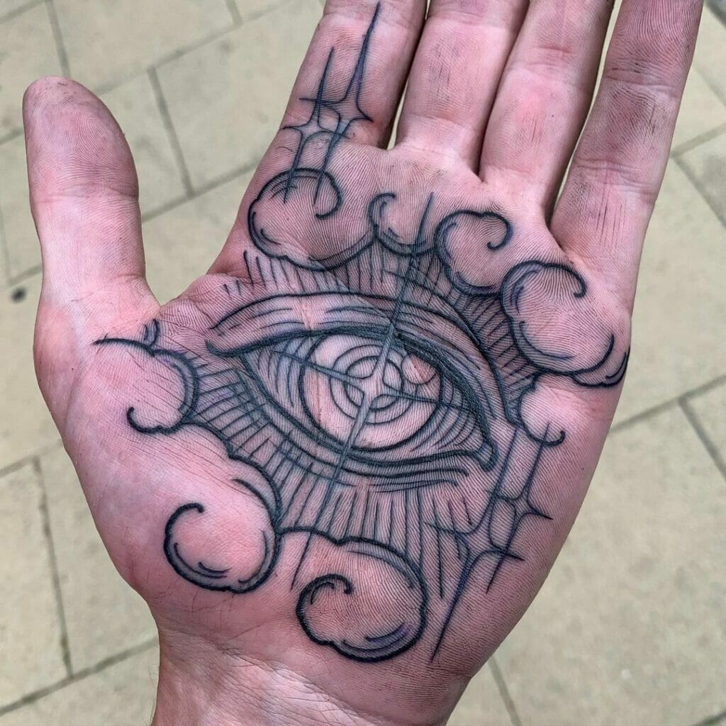 Religious Palm Tattoos