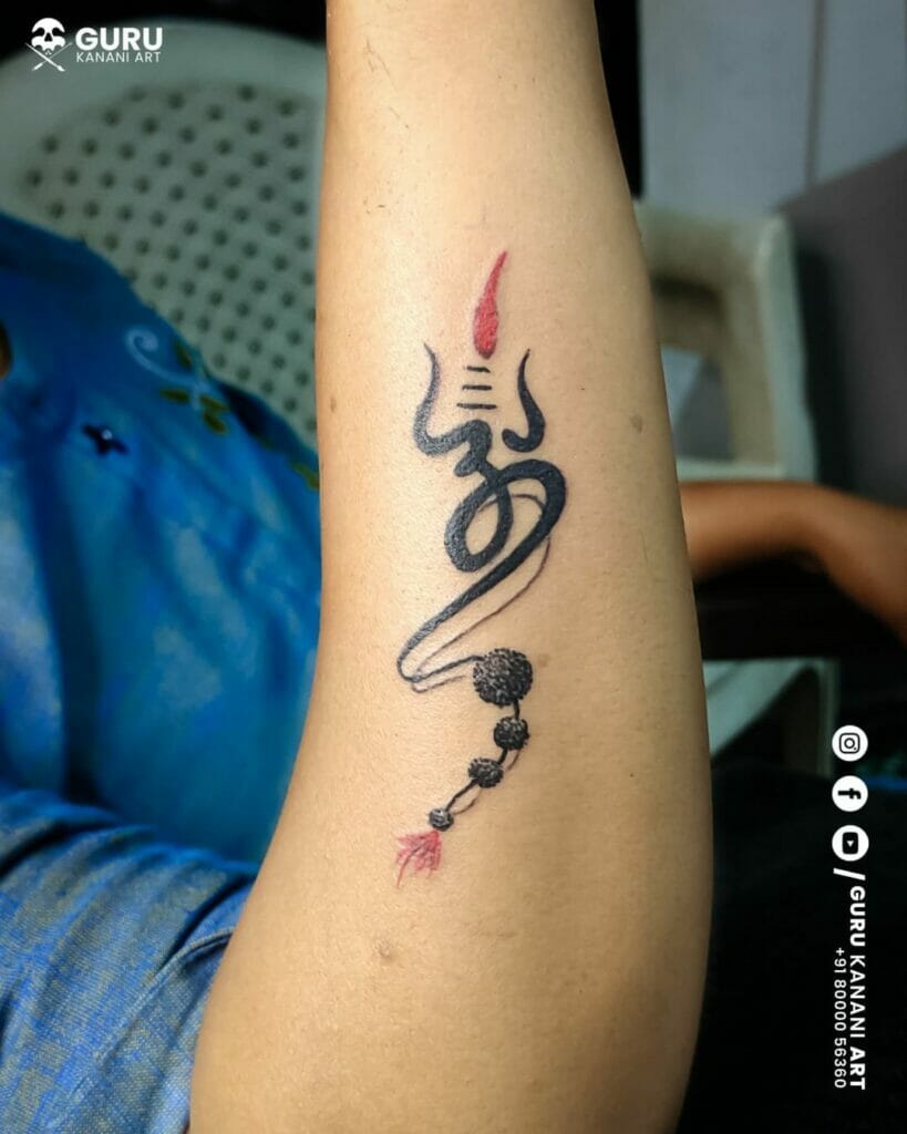 Religious Tattoo Designs With The 'Om' Symbol