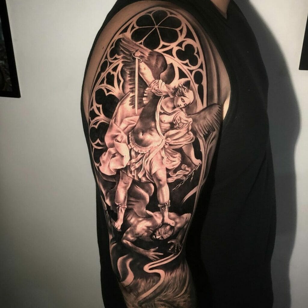 Religious Tattoo Sleeve Ideas For Tattoo Lovers