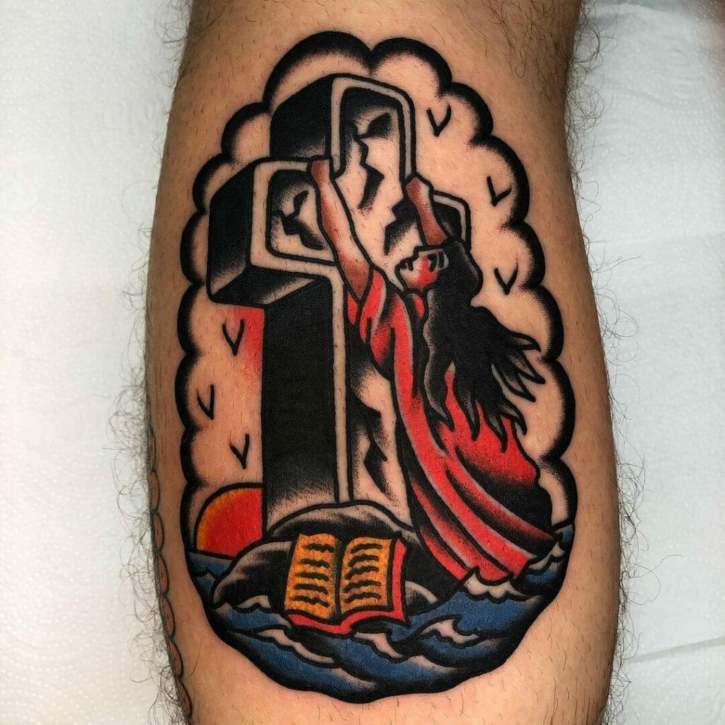 Rock Of Ages Bold Tattoo