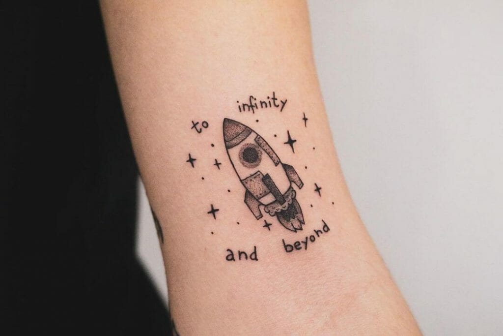Rocket Infinity And Beyond Tattoo