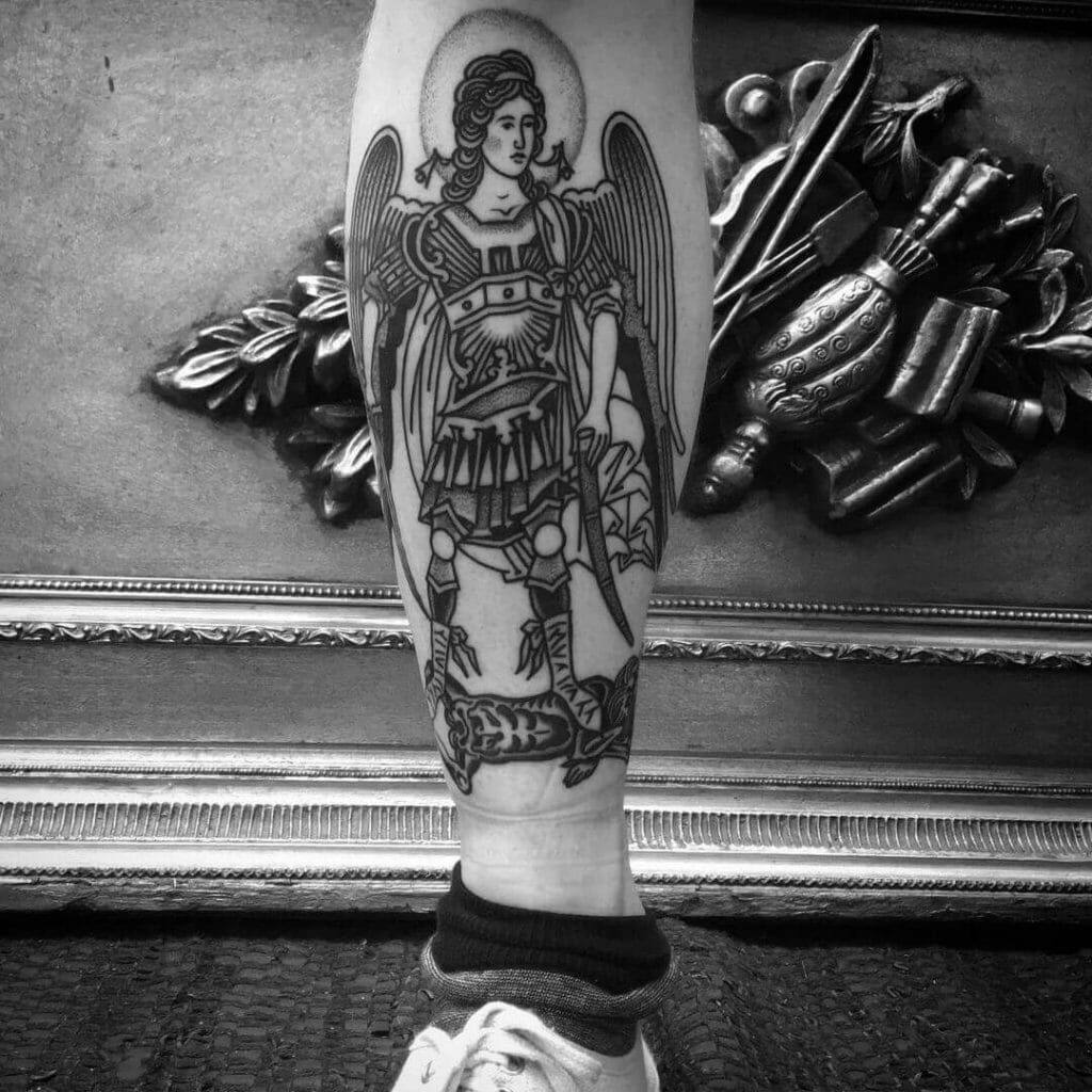 Roman Saint Michael Tattoos