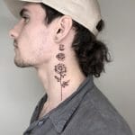 Rose Neck Tattoos