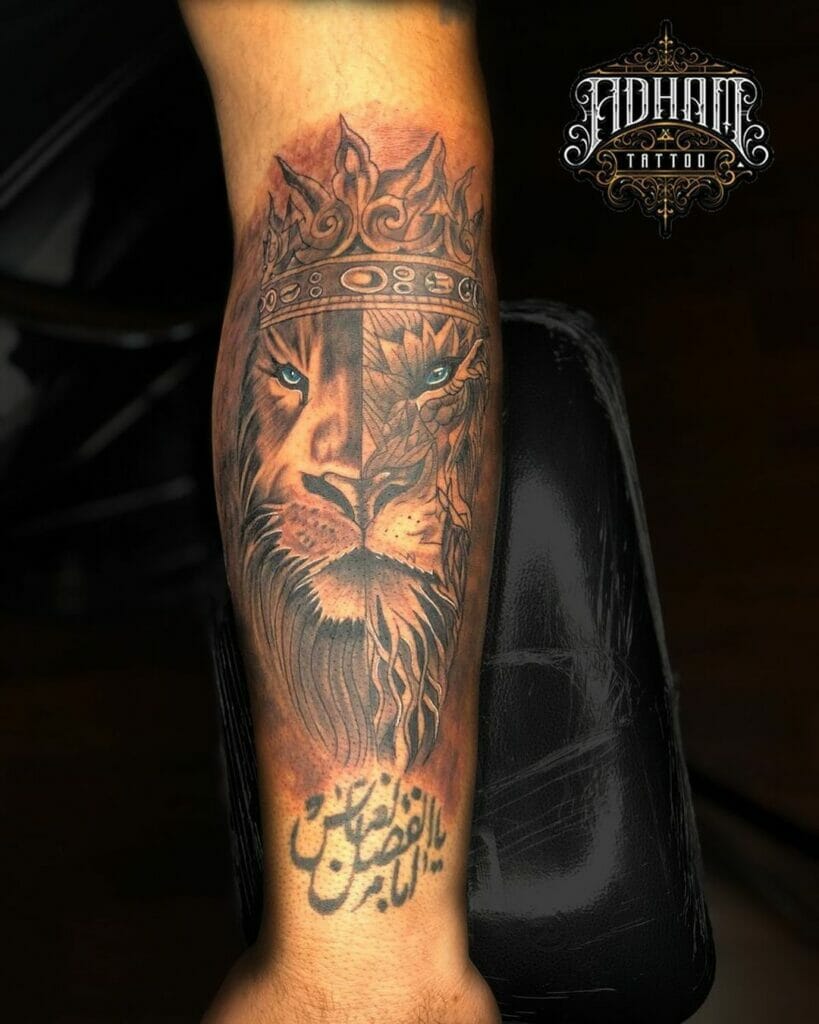 Royal Lion Tattoo