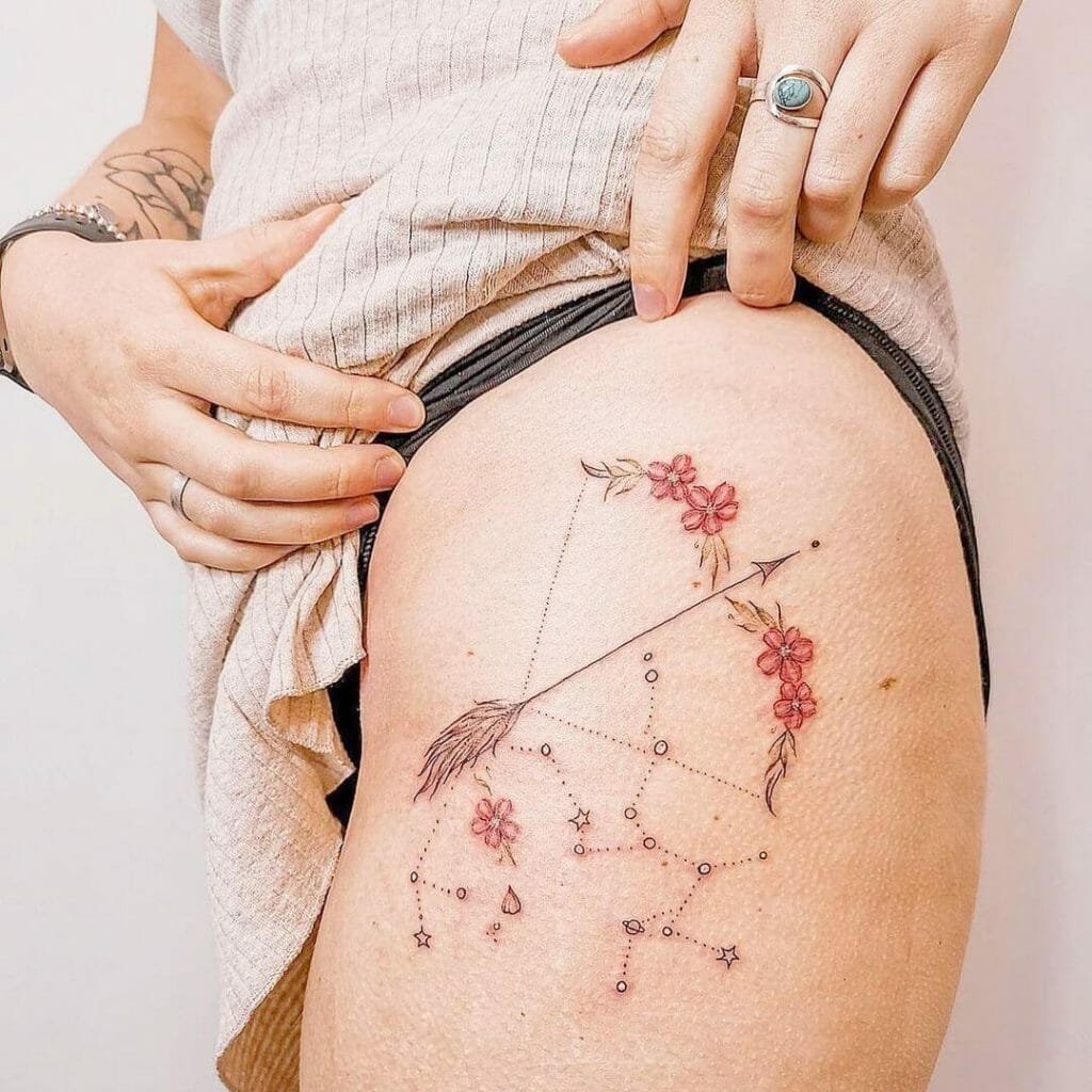 Sagittarius Constellation Tattoo