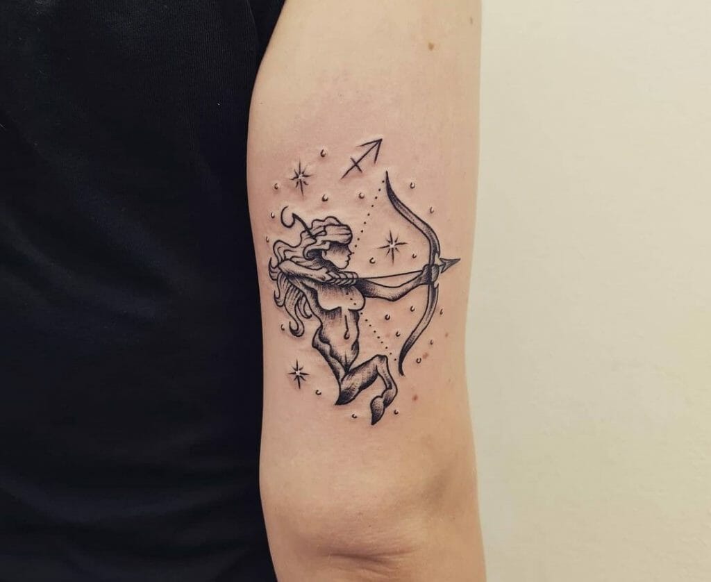 Sagittarius Tattoo For Men | Sagittarius tattoo designs, Tattoos for guys, Sagittarius  tattoo