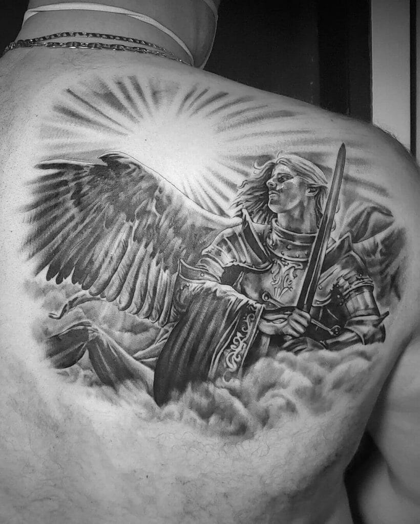 Saint Michael The Archangel Tattoo