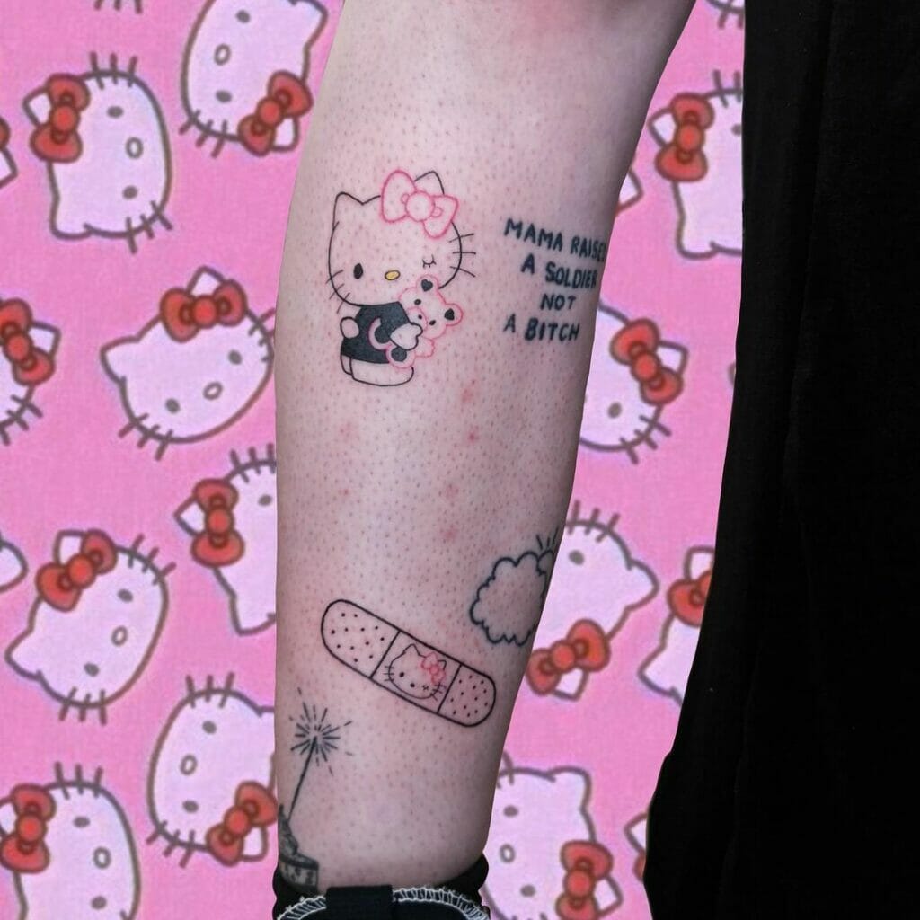 Sanrio Flash Hello Kitty Tattoo