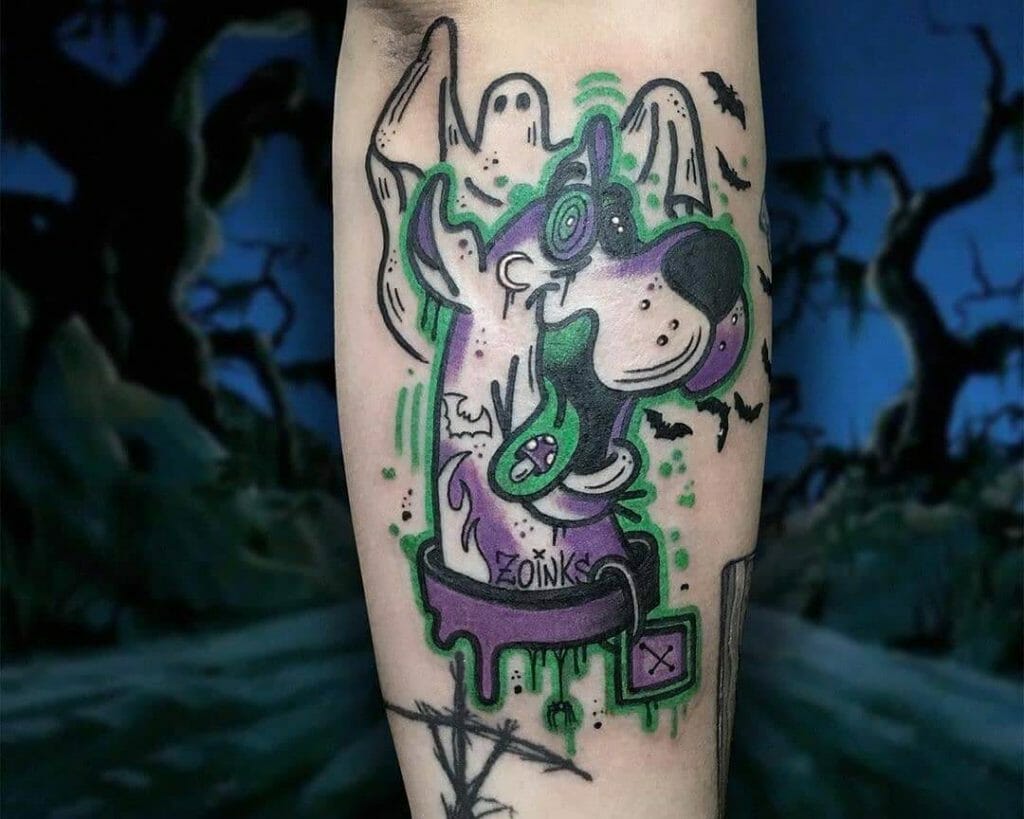 Scooby On Acid Tattoo