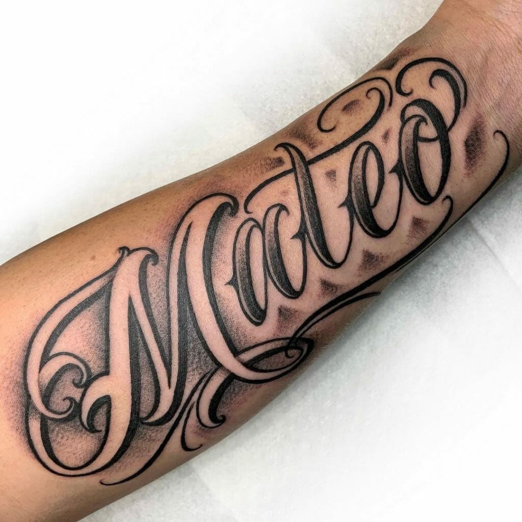 Script Tattoos With Font Styles