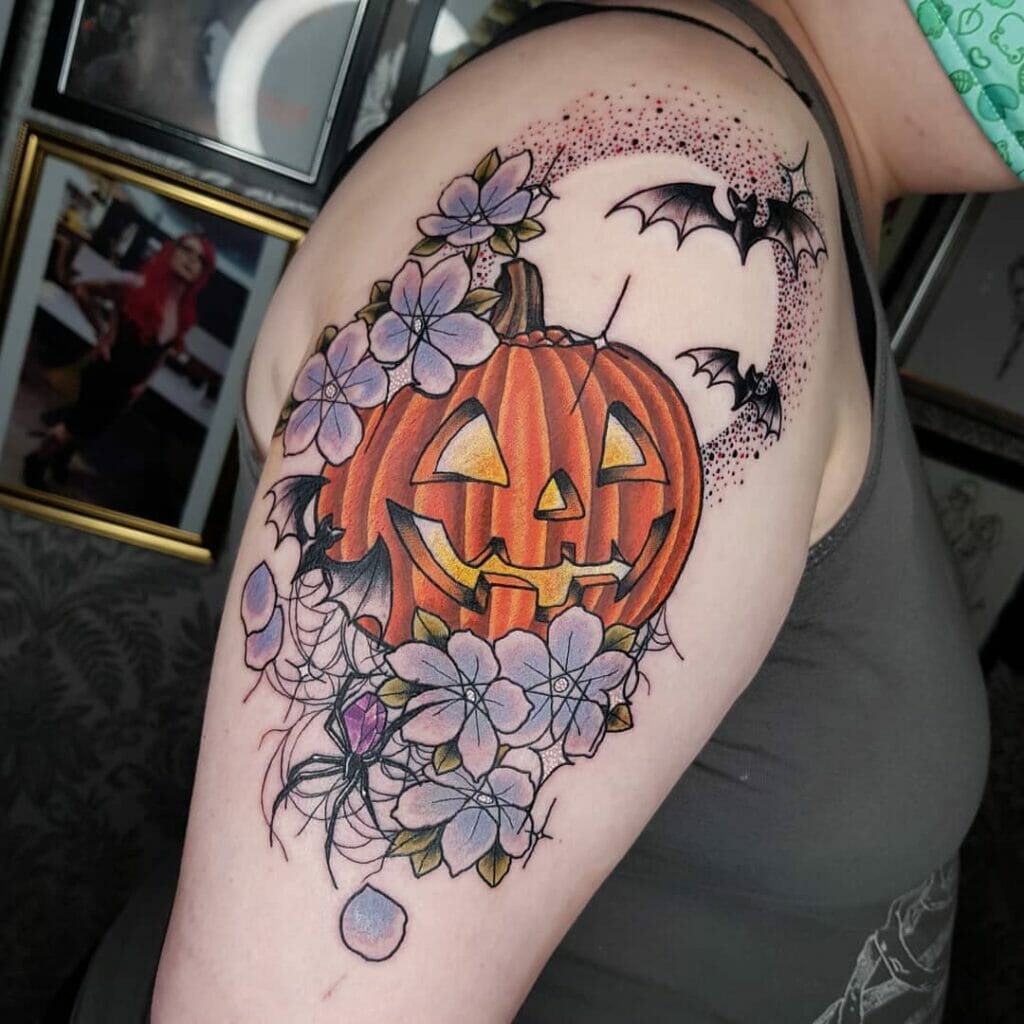 Seasonal Pumpkin Tattoo