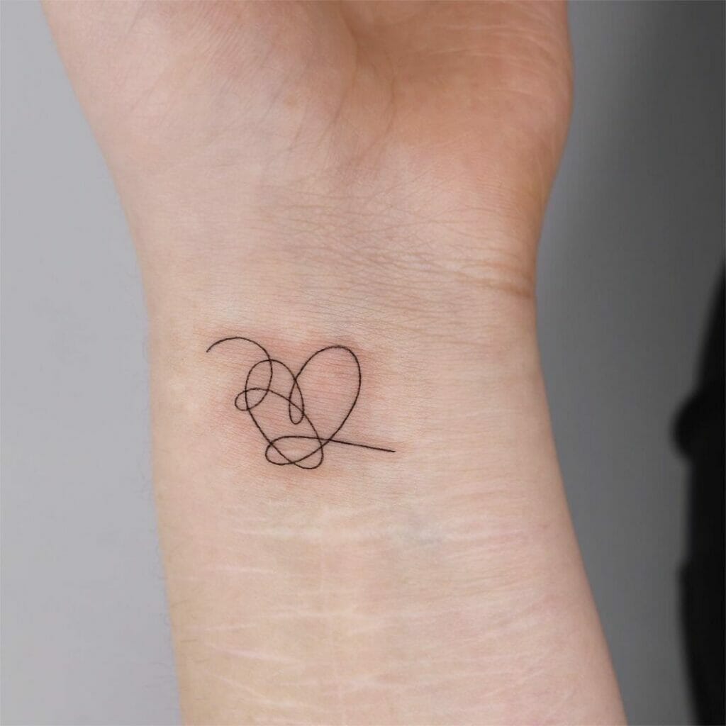 Self Love Heart Tattoos
