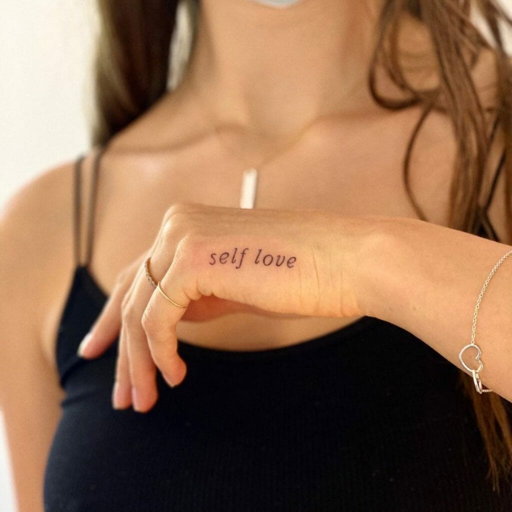 Self Love Tattoo Small