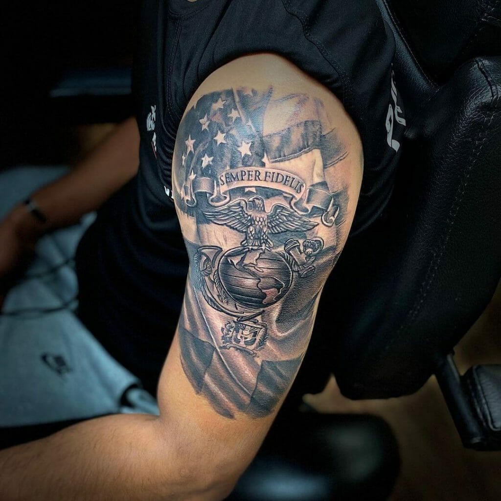 Semper Fidelis Army Tattoo
