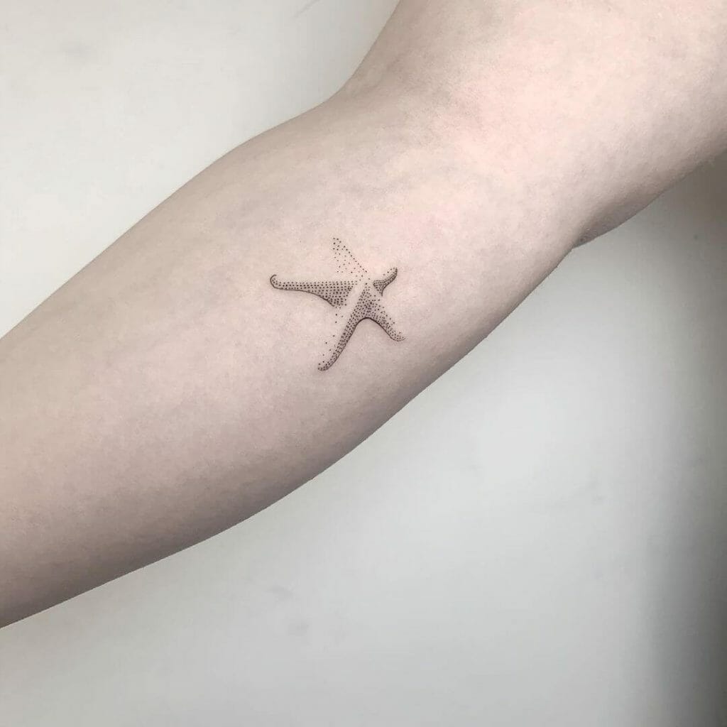 Simple Starfish Tattoo