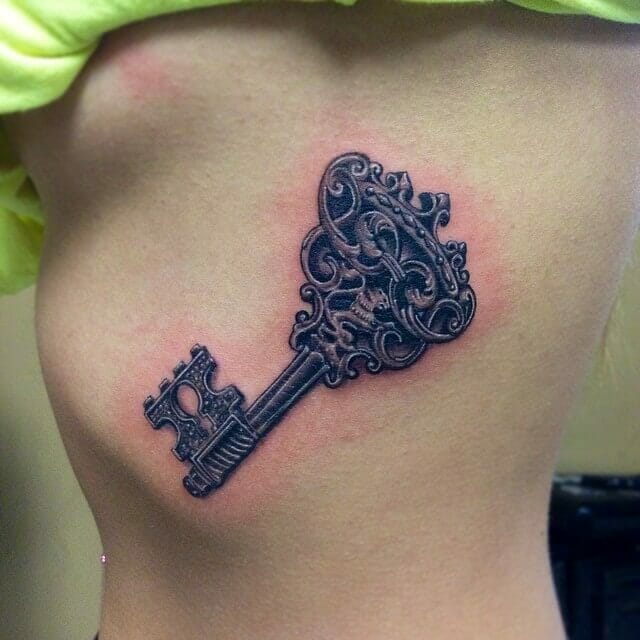Sin City Skeleton Key Tattoo