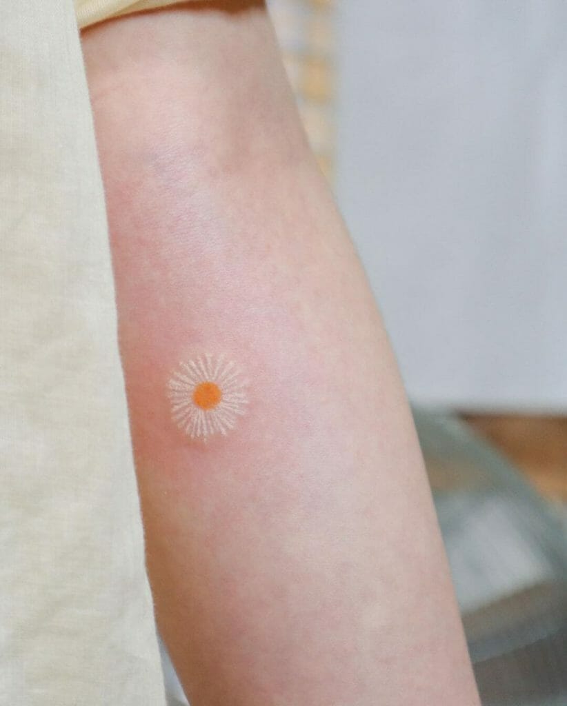 Small Egg Flower Tattoo