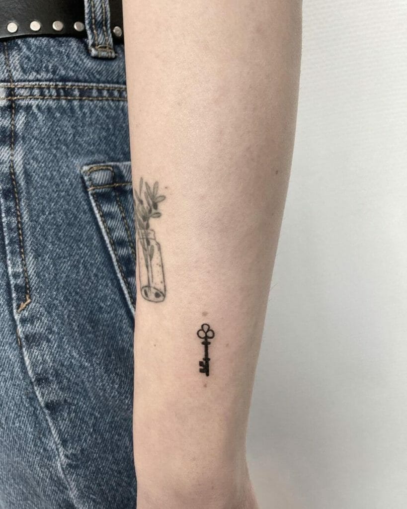 Small Key Tattoo