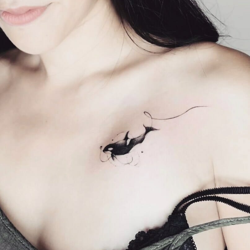 Small Orca Tattoo