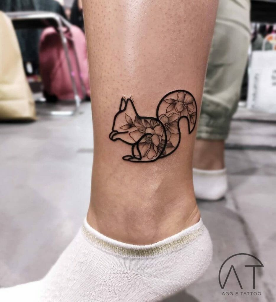 Small Squirrel Tattoo