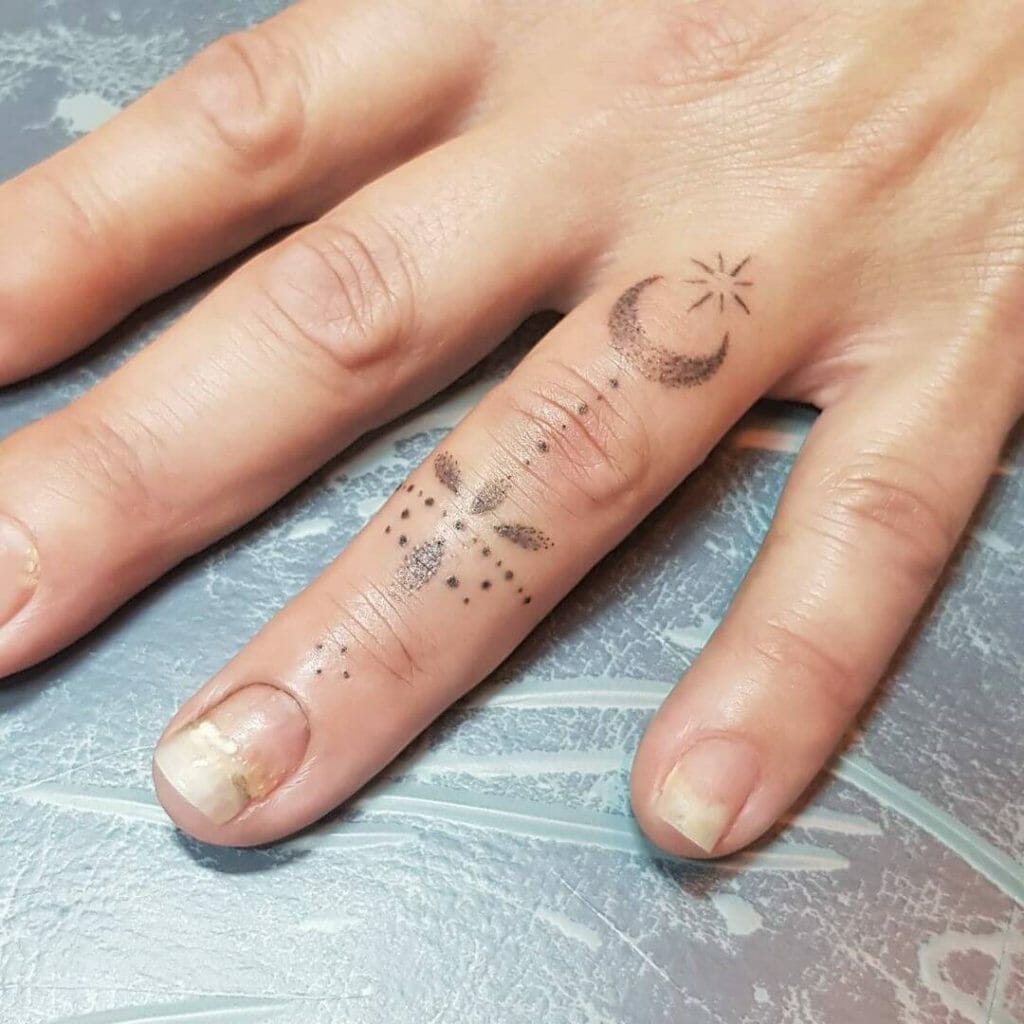 Small Stippling Tattoo