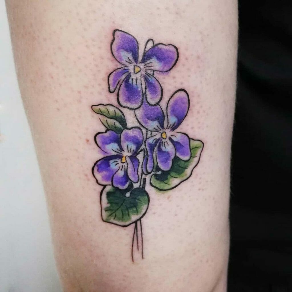 Small Violet Tattoo