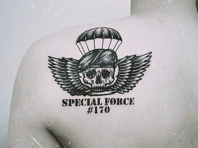 Special Forces Skull Tattoo