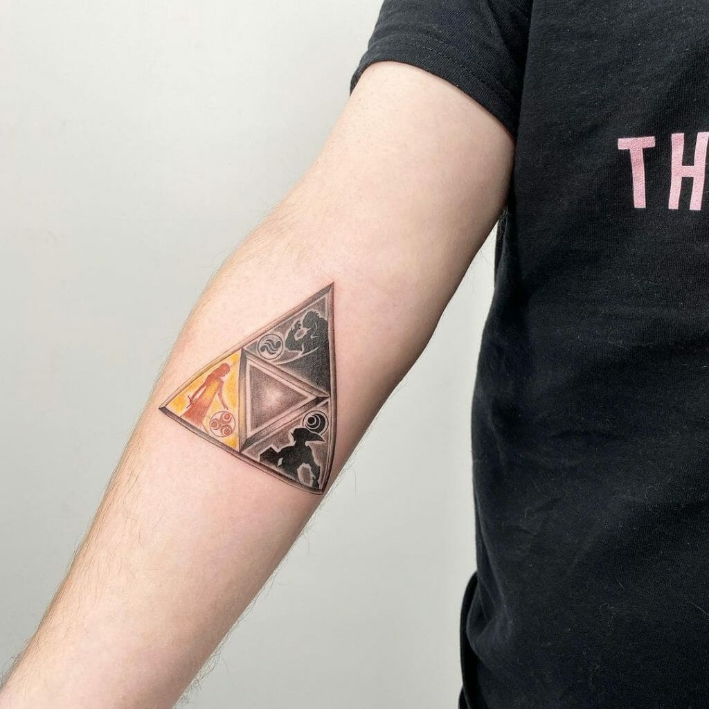 Spectacular Triforce Tattoo