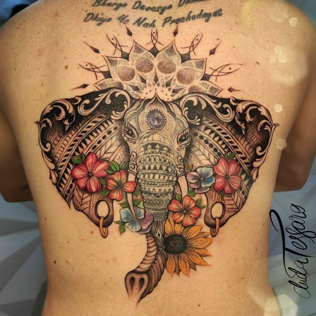 Spiritual Elephant Tattoo