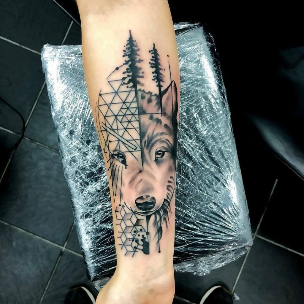 Spiritual Wolf Tattoo