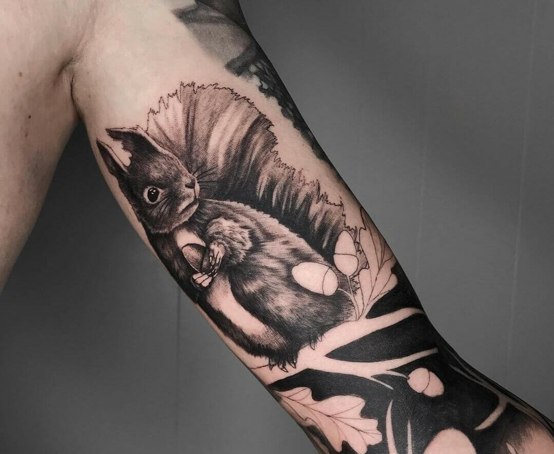 Youre Gonna Go Nuts over these Squirrel Tattoos  Ratta TattooRatta Tattoo
