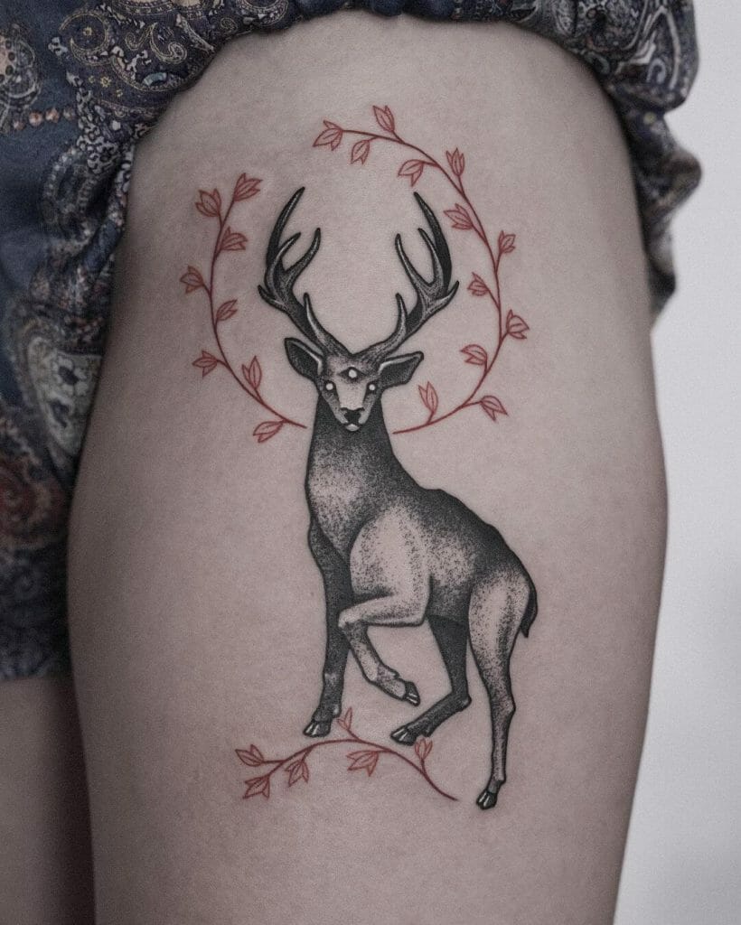 101 Best Stag Tattoo Ideas You Have to See to Believe! - Outsons