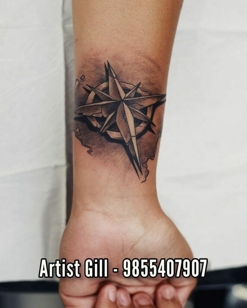 Star Compass Tattoo Designs