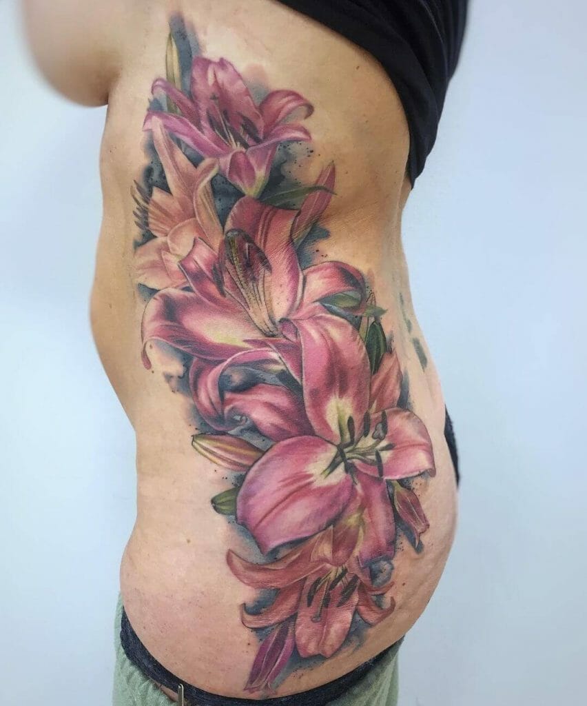 101 Best Stargazer Lily Tattoo Ideas You Have To See To Believe! - Outsons