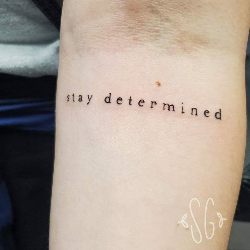 Stay Determined Undertale Tattoos (1)