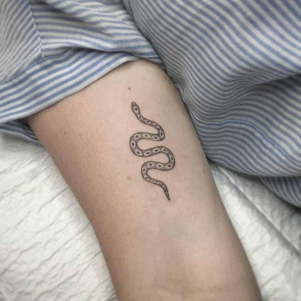 Small Snake Tattoo - TattooLopediaTattooLopedia