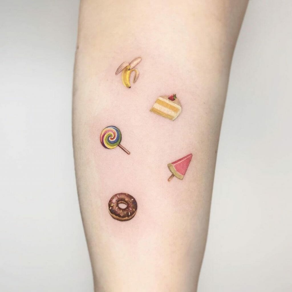 Sweet Tooth Emoji Tattoo