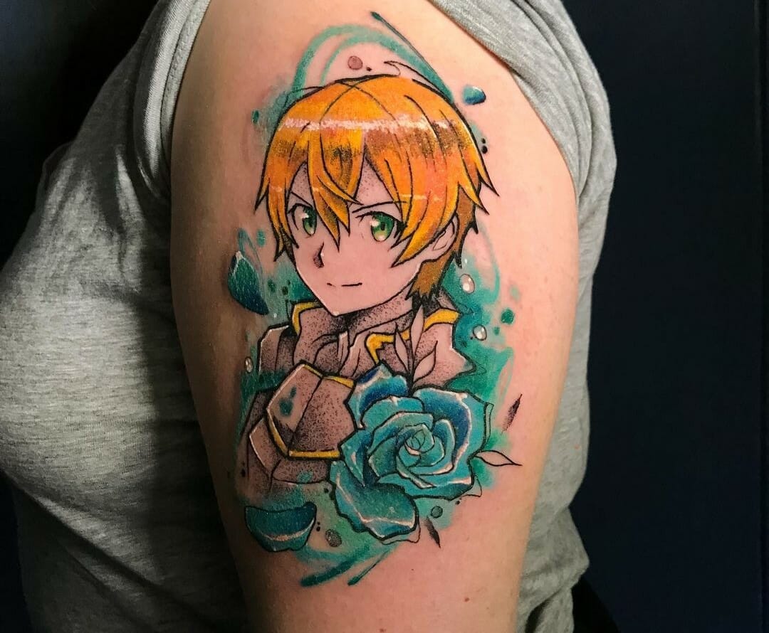 Kirito y Asuna  Del anime Sword Art Online   tattoo ink tatuaje  tatuagem anime manga animetattoo mangatattoo otakutattoo sao   Instagram