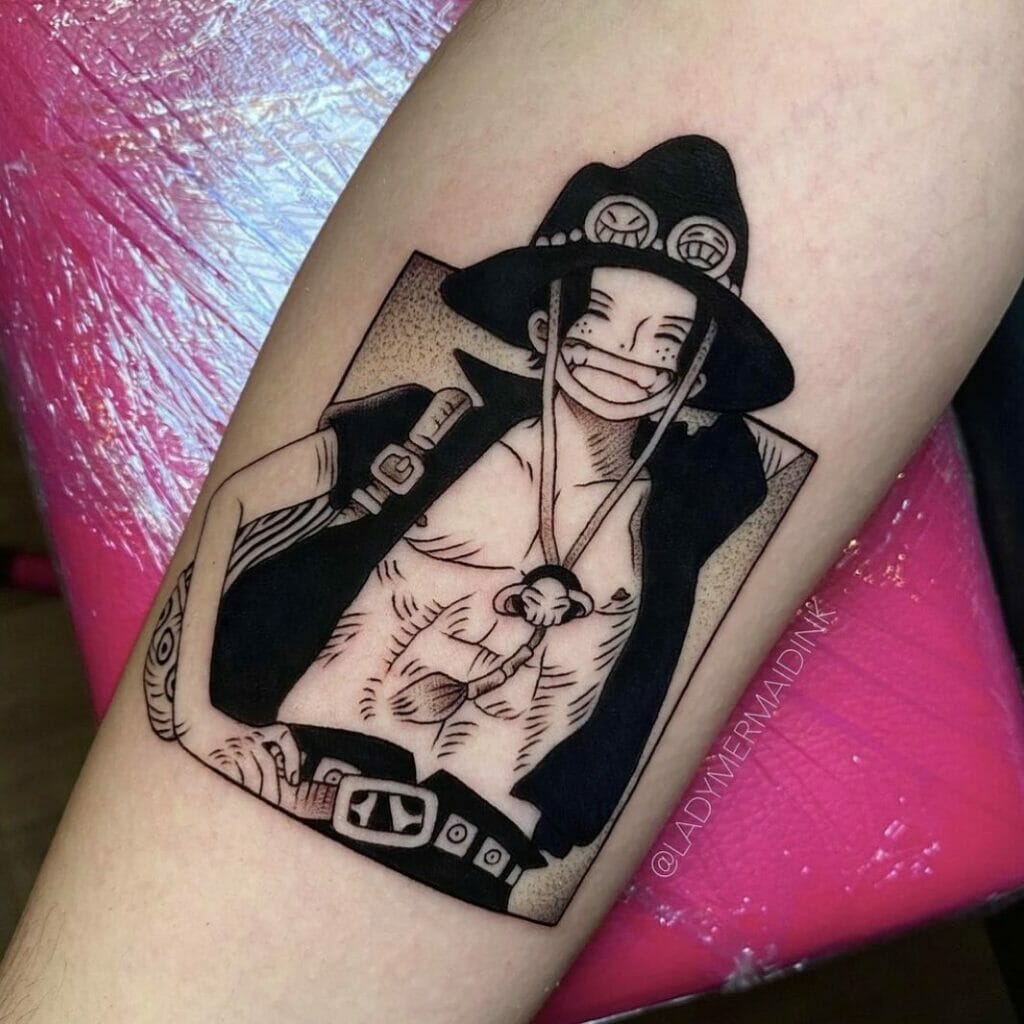 Tattoo Based On An Anime Character