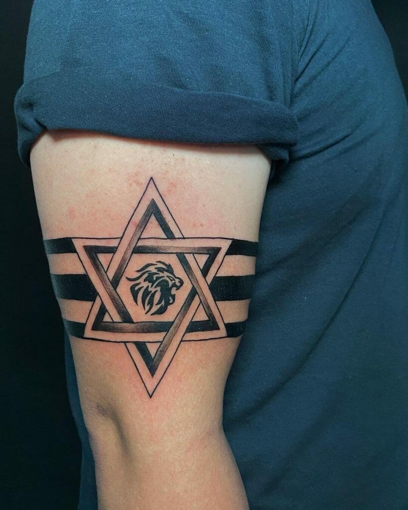 Tattoo Star Of David As Armband