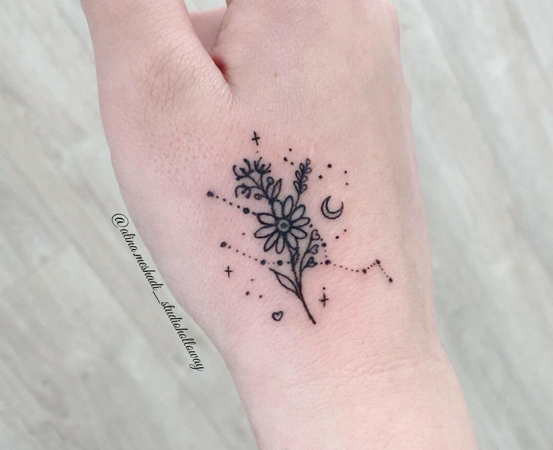 4. Small Taurus Constellation Tattoo - wide 4