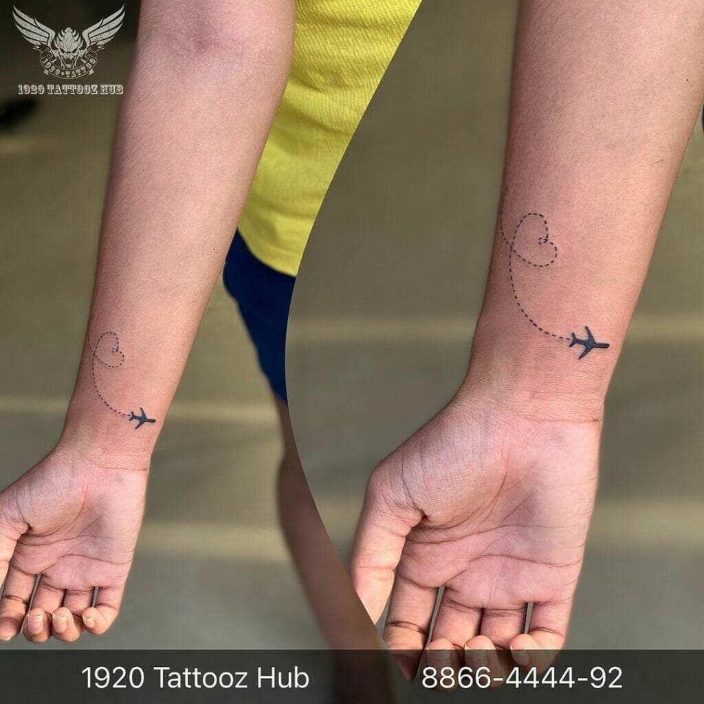 The Airplane Trail Tattoo