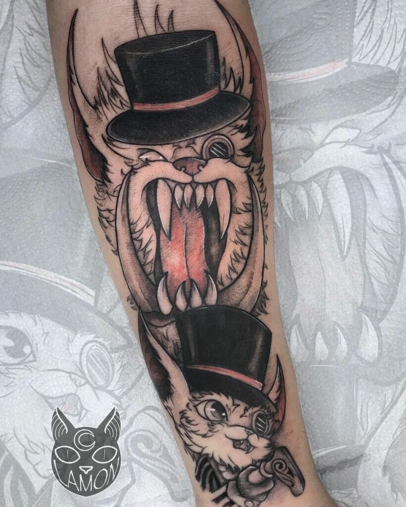 The Animal Tattoo With The League's Reference