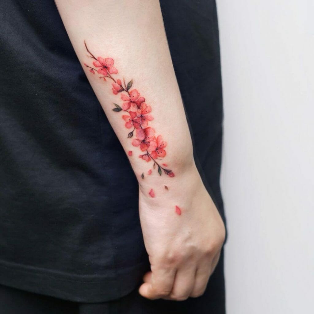 The Beautiful Everlasting Cherry Blossom Tattoo