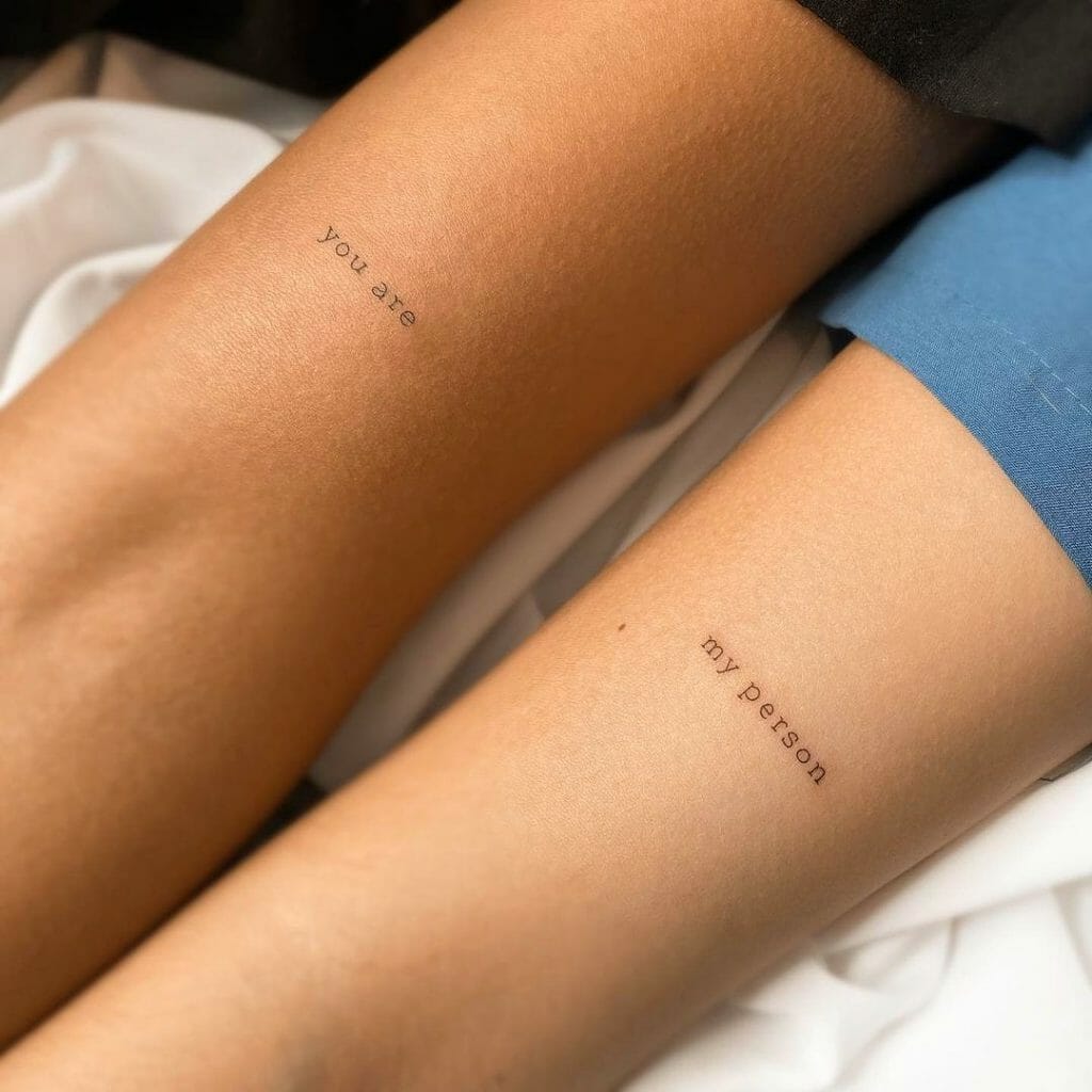 The Best Friend Quote Tattoos