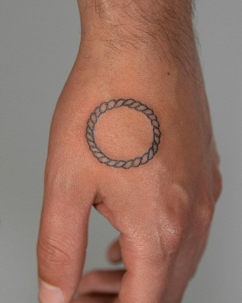 The Circular Rope Knot Tattoo