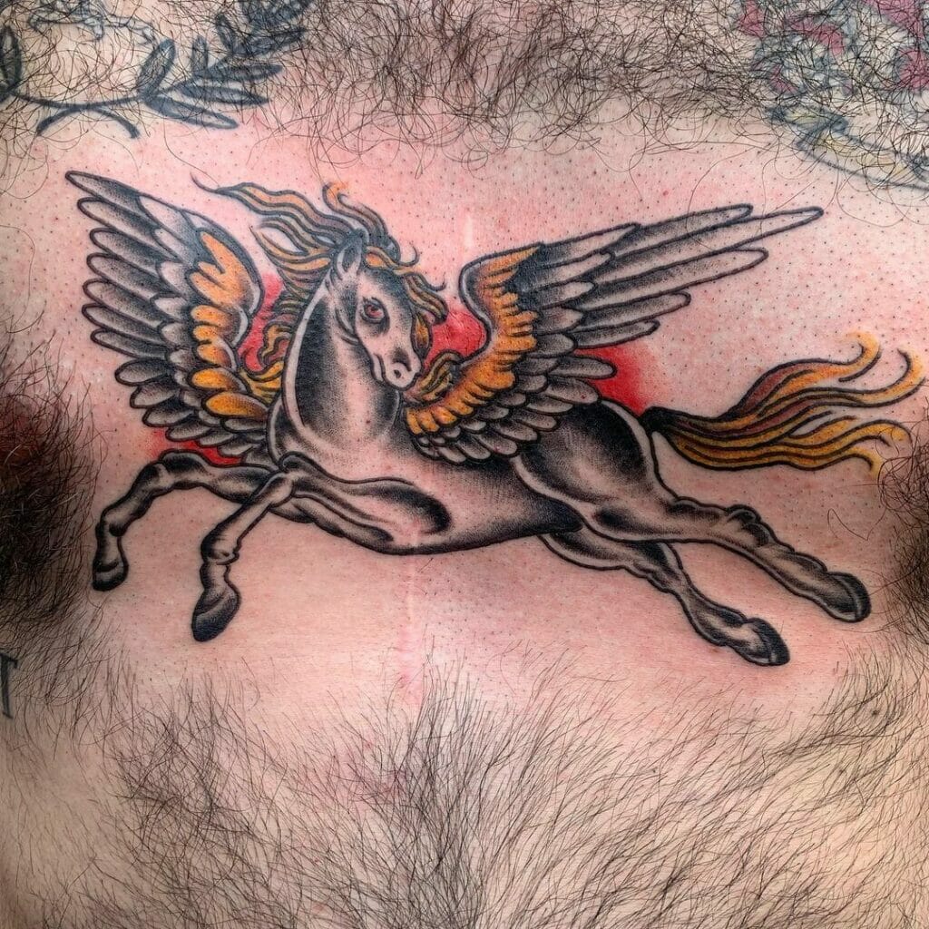 The Colored Pegasus Tattoo
