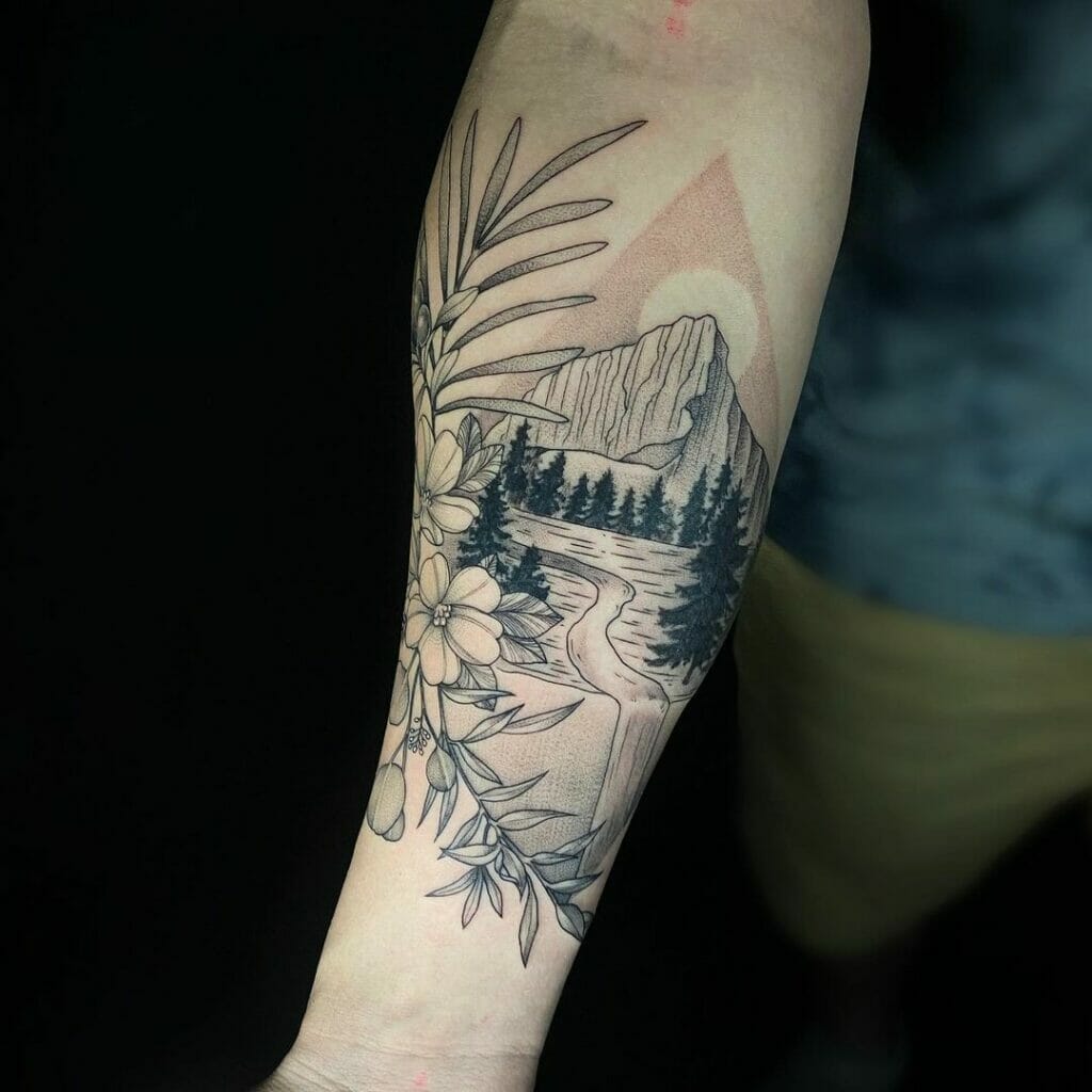The Conventional Mountain River Tattoo
