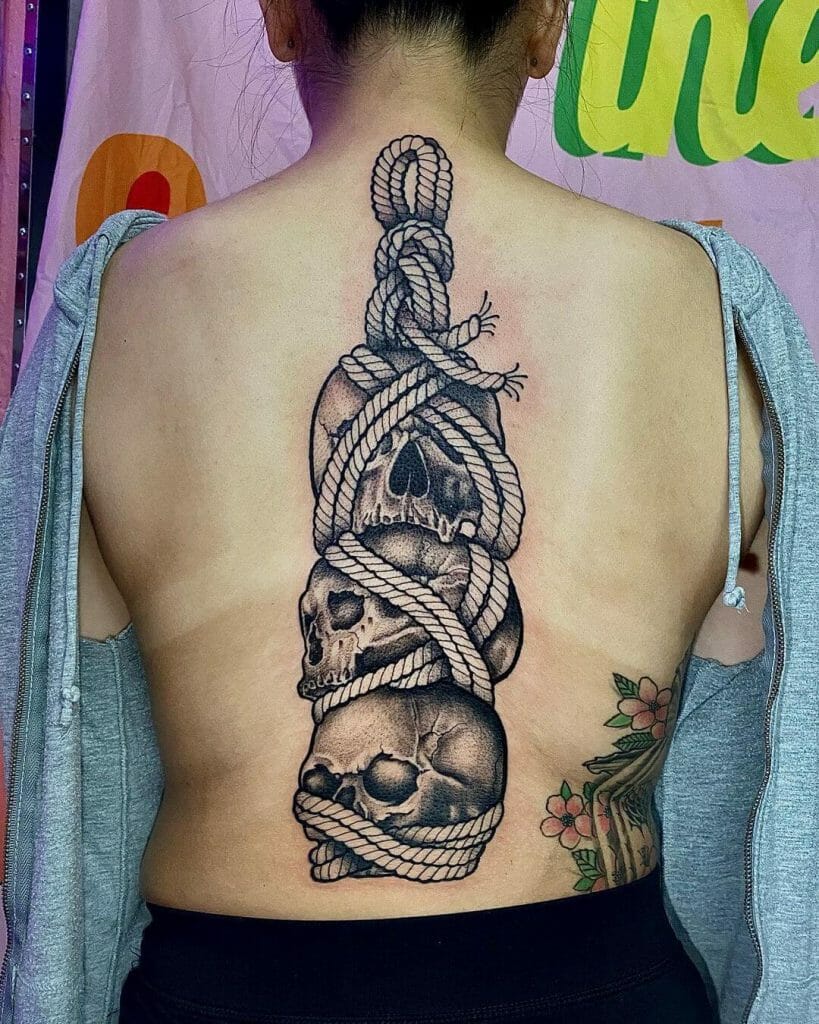 The Danger And Evil Rope Tattoo